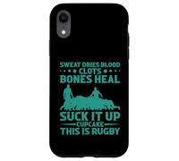 Funny Rugby Suck It Up Cupcake Men Women Ruck Case for iPhone XR