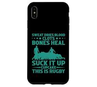 Funny Rugby Suck It Up Cupcake Men Women Ruck Case for iPhone XS Max