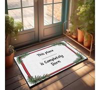 Funny Rugs For Front Door Christmas Frame: 'This Place Is Completely Dorn' Doormat Kitchen Stuff Welcome Mats Funny(40X60CM)