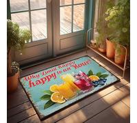Funny Rugs For Front Door Extended Joy: Why Limit Happy To An Hour? Doormat Kitchen Stuff Welcome Mats Funny(50X80CM)