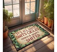 Funny Rugs For Front Door Jungle Adventure: It'S All Shits, Shits Gigles! Doormat Kitchen Stuff Welcome Mats Funny(40X60CM)