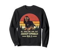 Funny Rules For Owner Of Black And Tan Cocker Spaniel Dog Sweatshirt