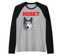 Funny rules for the owner of a Siberian Husky Raglan Baseball Tee