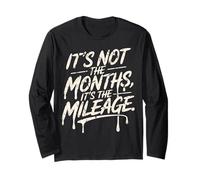 Funny Running Apparel s Fitness Gym Mileage Long Sleeve T-Shirt