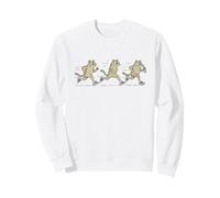 Funny Running Cat Runner Sarcastic Jogging Cat Humor Sweatshirt