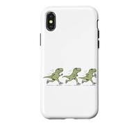 Funny Running Dinosaur T-Rex Runner Sarcastic Jogging T-Rex Case for iPhone X/XS