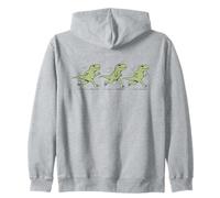 Funny Running Dinosaur T-Rex Runner Sarcastic Jogging T-Rex Zip Hoodie