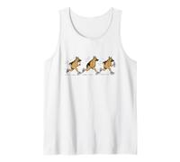 Funny Running German Shepherd Dog Runner Sarcastic Jogging Tank Top