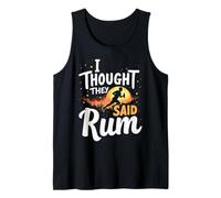 Funny Running Jogging Quote Gift I Thought They Said Tank Top