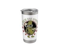 Funny Russian Language Fresh AS A Pickle Retro Vintage Stainless Steel Insulated Tumbler