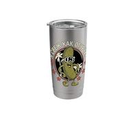 Funny Russian Language Fresh AS A Pickle Retro Vintage Stainless Steel Insulated Tumbler