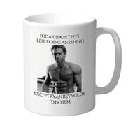 Funny Ryan Reynolds Mug Cheeky Celebrity Crush Coffee Cup Rude Novelty Mug for Women Friends