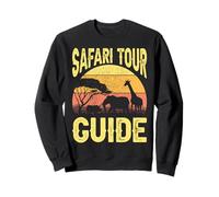 Funny Safari Tour Guide Costume- African Animals - Safari Sweatshirt