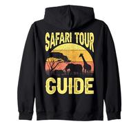 Funny Safari Tour Guide Costume- African Animals - Safari Zip Hoodie