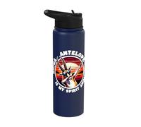 Funny Saiga Antelope Animal Saiga Antelope Stainless Steel Insulated Water Bottle