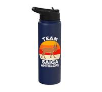 Funny Saiga Antelope Stainless Steel Insulated Water Bottle