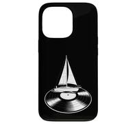 Funny Sailboat Vinyl Record Music Lover Sailing Case for iPhone 13 Pro