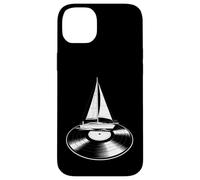 Funny Sailboat Vinyl Record Music Lover Sailing Case for iPhone 14 Plus