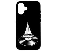 Funny Sailboat Vinyl Record Music Lover Sailing Case for iPhone 16