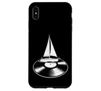 Funny Sailboat Vinyl Record Music Lover Sailing Case for iPhone XS Max