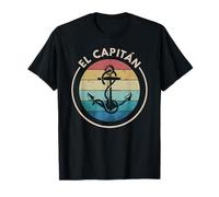 Funny Sailing Boating Sailor Boat EL CAPITÁN T-Shirt