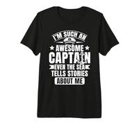 Funny Sailing Captain Sailor Awesome Captain Premium T-Shirt