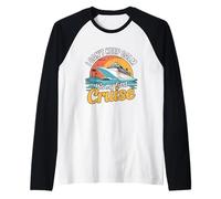 Funny Sailing I Can't Keep Calm Its My First Cruise Cruising Raglan Baseball Tee