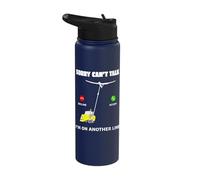 Funny Sailplane Quote Gliding Lover Glider Winch Launch Stainless Steel Insulated Water Bottle