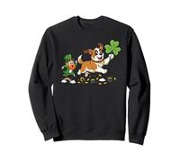 Funny Saint Bernard Clover St Patricks Day Womens Mens Kids Sweatshirt