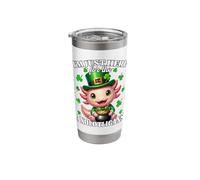 Funny Saint Patricks Day Costume Axolotl Stainless Steel Insulated Tumbler
