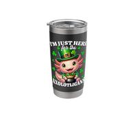 Funny Saint Patricks Day Costume Axolotl Stainless Steel Insulated Tumbler