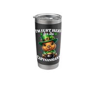 Funny Saint Patricks Day Costume Capybara Stainless Steel Insulated Tumbler