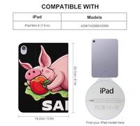 Funny Salad Slim Case Compatible with iPad 10th 9th 8th 7th Generation 2022 2021 2020 2019 Protective Cover Stand
