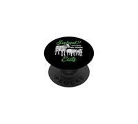 Funny Salad That’s What My Food Eats Carnivore Humor PopSockets Adhesive PopGrip