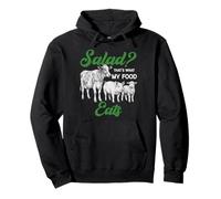 Funny Salad That’s What My Food Eats Carnivore Humor Pullover Hoodie