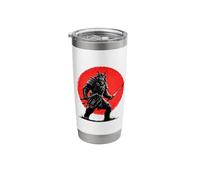 Funny Samurai Bigfoot Sasquatch Japanese Graphic Stainless Steel Insulated Tumbler
