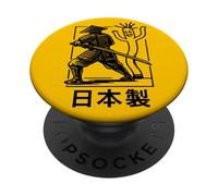 Funny Samurai Fighting Sky Dancer PopSockets Adhesive PopGrip