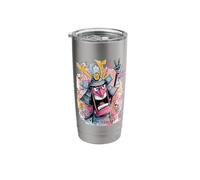 Funny Samurai Peace Graffiti Pop Character Graphic Face Stainless Steel Insulated Tumbler