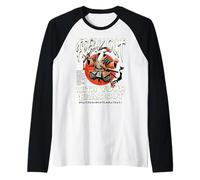Funny Samurai Silly Goose Freak Out with Your Beak Out Humor Raglan Baseball Tee