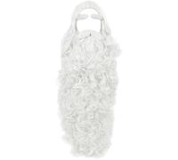 Funny Santa Beard Costume Set Christmas Santa Wig Beard with Eyebrows Long Curly Costume Wig Set for Halloween Christmas