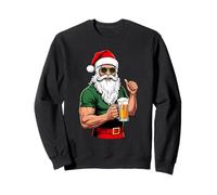 Funny Santa Beer Christmas Party Drinking for Men & Squad Sweatshirt