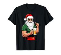 Funny Santa Beer Christmas Party Drinking for Men & Squad T-Shirt