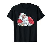 Funny Santa Claus Hangover Costume for Man and Woman T-Shirt