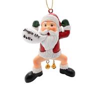 Funny Santa Claus Jingle My Bells Christmas Tree Naughty Adult Humor Ornament