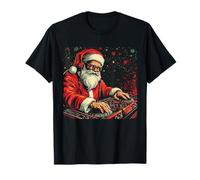 Funny Santa Claus on DJ Booth costume for boys and girls T-Shirt