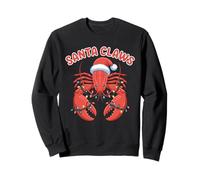Funny Santa Claws Lobster Christmas Sweatshirt