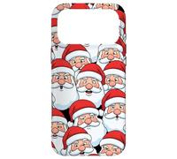 Funny Santa faces Crowd Case for Fun Christmas pattern art Case for iPhone 17 Pro Max