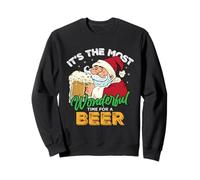 Funny Santa Joke It's The Most Wonderful Time For A Beer Sweatshirt