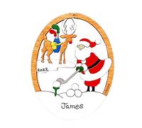 Funny Santa Ornament | Santa Decorations | Christmas Party Supplies Creates a Strong Christmas Atmosphere for Living Room, Kitchen, Bedroom, Garden