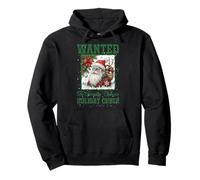 Funny Santa’s Wanted For Spreading Excessive Holiday Cheer Pullover Hoodie